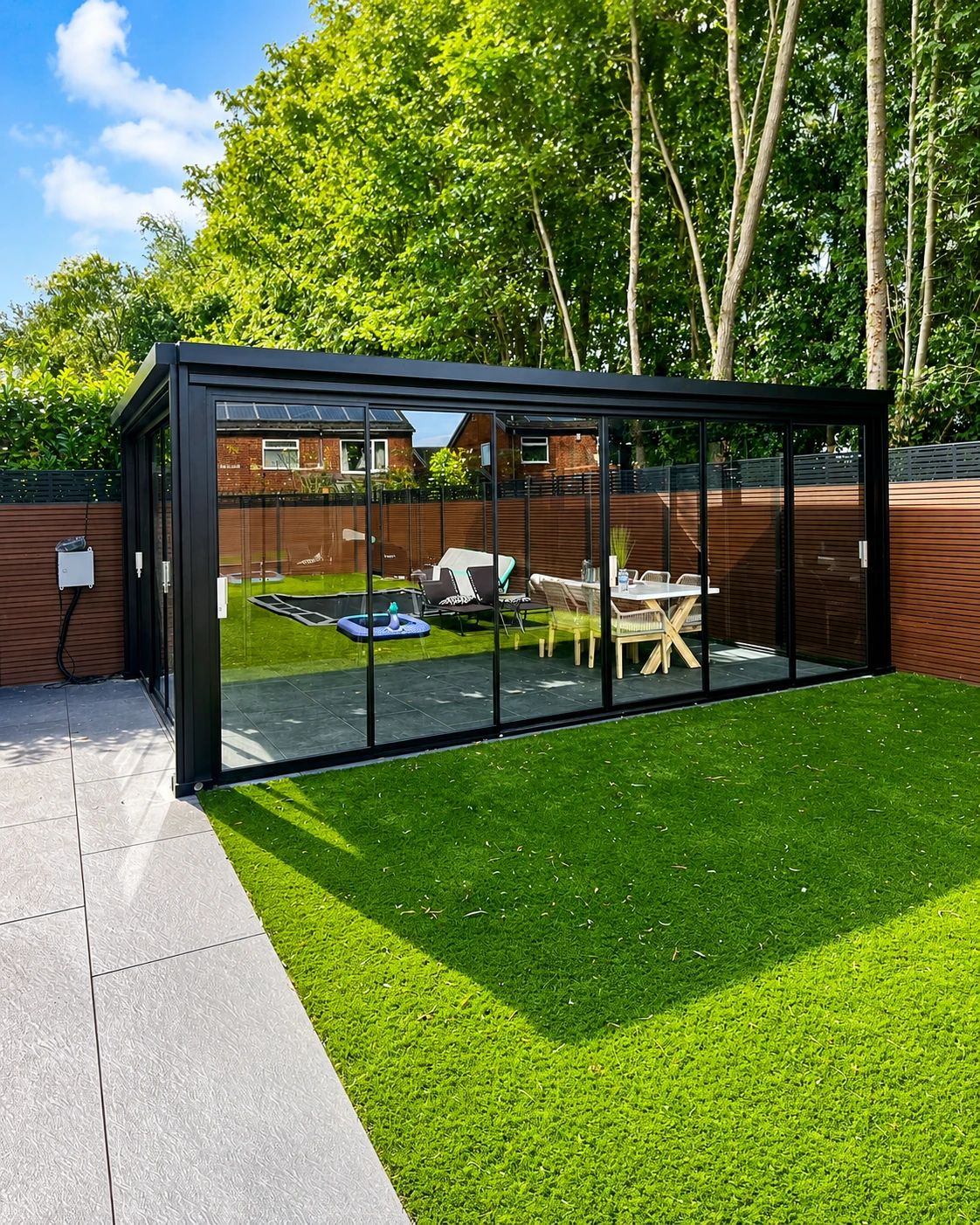 Custom aluminum pergola by 99 Pergolas