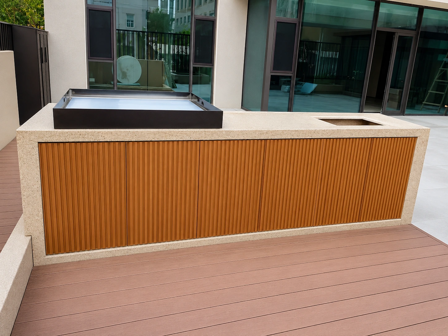 Custom outdoor kitchen by 99 Pergolas